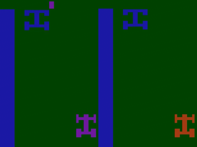 Racer title screen for Atari 2600
